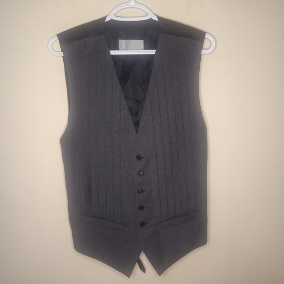 Dior Homme Pleated Wool Men's Dress VestJapanese market only Size IT 50 US 40 - Picture 1 of 8